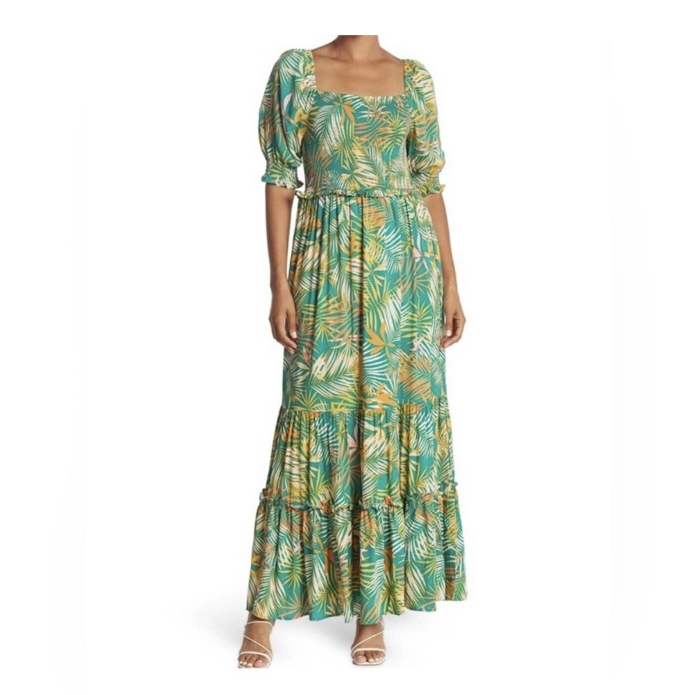 Betsey Johnson Tropical Maxi Dress - Small